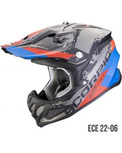 Scorpion VX-22 AIR Cx Matt Black/Blue/Red