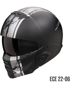 Scorpion EXO-Combat II Lord Matt Black/Silver