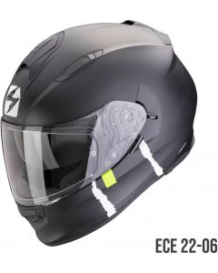 Scorpion EXO-491 Code Matt Black/Silver