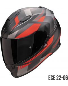 Scorpion EXO-491 Abilis Matt Black/Silver/Red