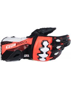 Alpinestars GP Pro R4 Gloves Black Red Fluo White 1321