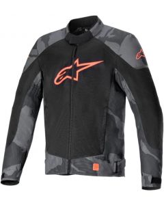 Alpinestars T-SP X Superair Jacket Gray Camo Red Fluo 9133