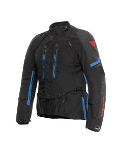 Dainese Super Adventure D-Dry Absoluteshell Jacket Black/Black/Blue D01
