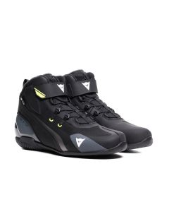 Dainese Herian D-WP Shoes Black/White/Yellow-Fluo Q90