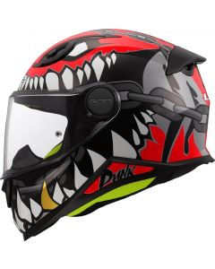 LS2 FF812 Kinderhelm Punk Grey Red