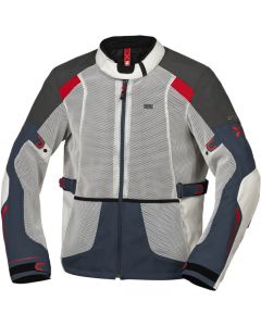 iXS Tourster-BigAir 1.0 Jacket Light Gray/Blue/Red