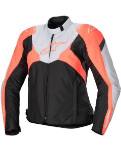 Alpinestars Stella T-Jaws V4 WP Jacket Black/Ice Gray/Fluo Coral 1789