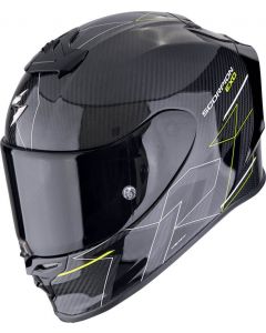 Scorpion EXO-R1 EVO AIR Carbon Cynergy Black/Neon Yellow