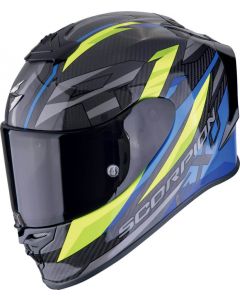 Scorpion EXO-R1 EVO AIR Carbon Runner Black/Blue/Neon Yellow