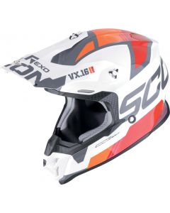 Scorpion VX-16 EVO AIR Analog White/Orange