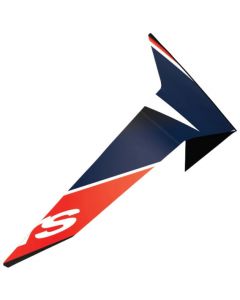 Alpinestars S-R10 Team Standard Spoiler Black Carb Red Fluo Dark Blue Matt