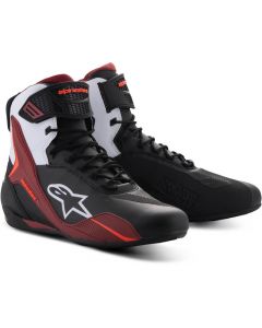 Alpinestars Faster-4 Shoes Black White Dark Red 1299