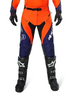 Alpinestars Pro-Dura Trousers Navy Hot Orange White 7162