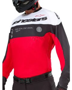 Alpinestars Pro-Dura Jersey Black Bright Red White 1342