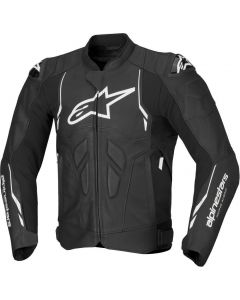 Alpinestars Dusk Leather Jacket Black/White 12