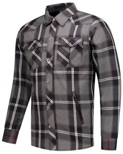 Rusty Stitches Neil-25 Jacket Grey-White-Black