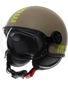 Momo FGTR Classic Mono Matt Sand/Lime 005