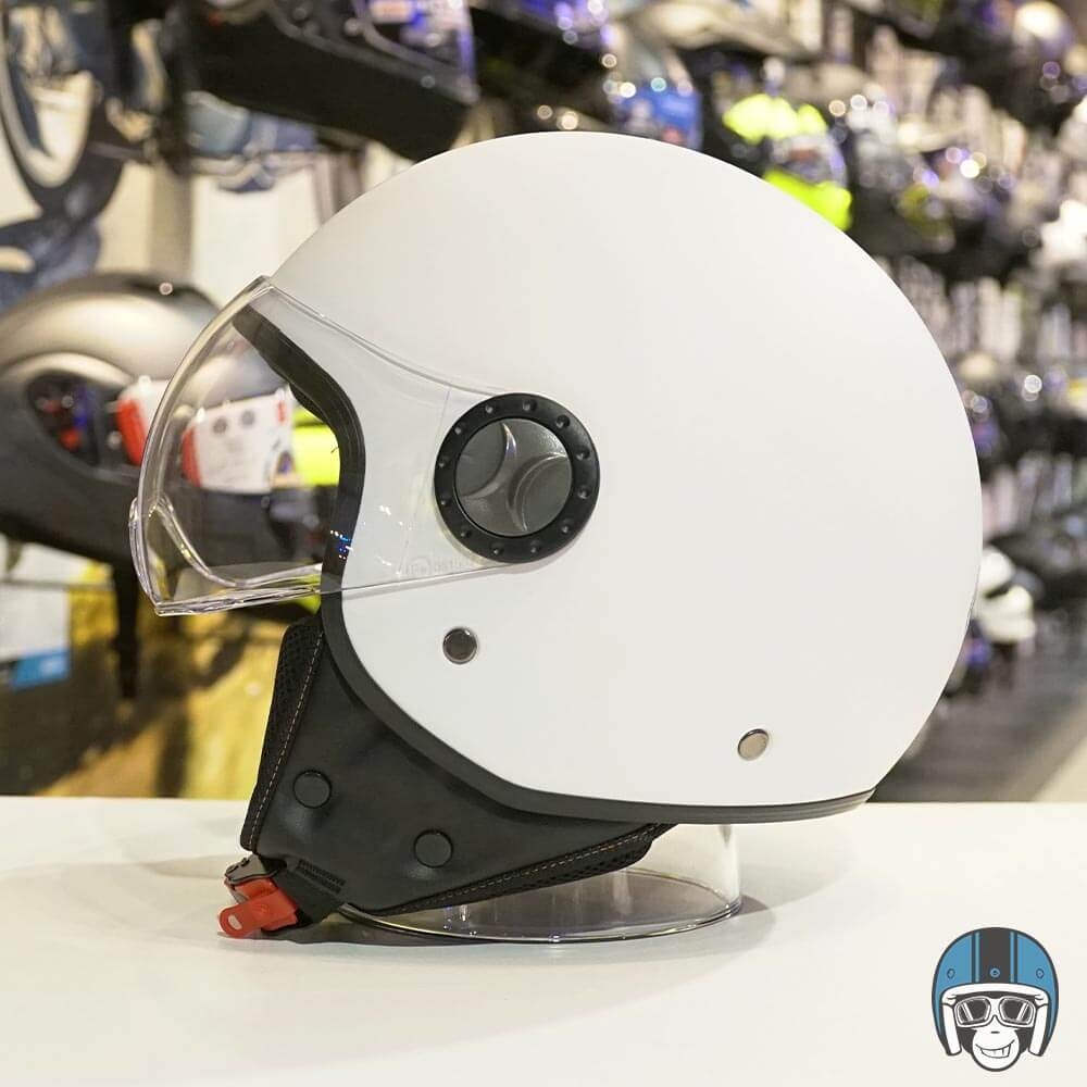 Vito Jet Loreto scooterhelm matzwart - Voordeelhelmen.nl