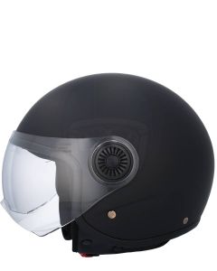 Vito Jet Loreto scooterhelm matzwart