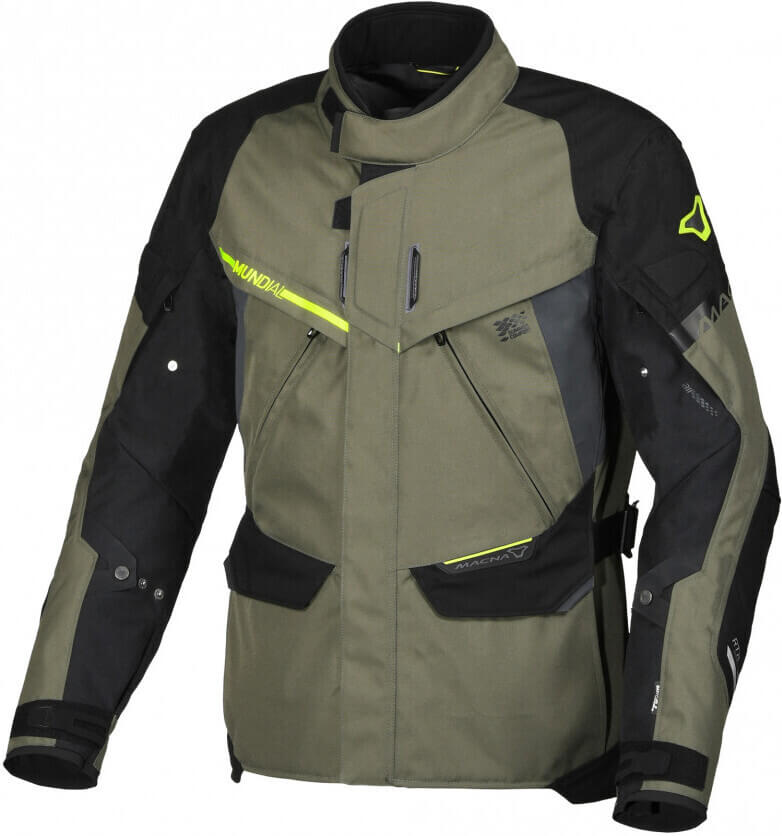 Macna Mundial Jacket Green/Yellow 417
