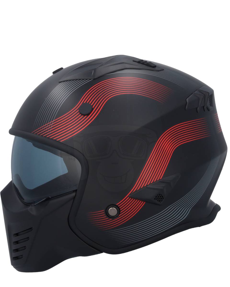 VITO Bruzano Matt Black/Red VITO Bruzano Matt Black/Red