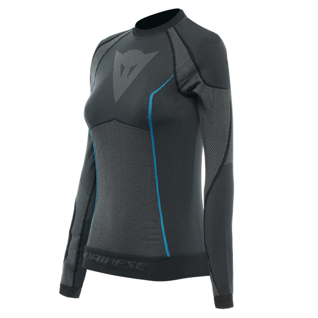 Dainese Dry Longsleeve Lady Black/Blue 607