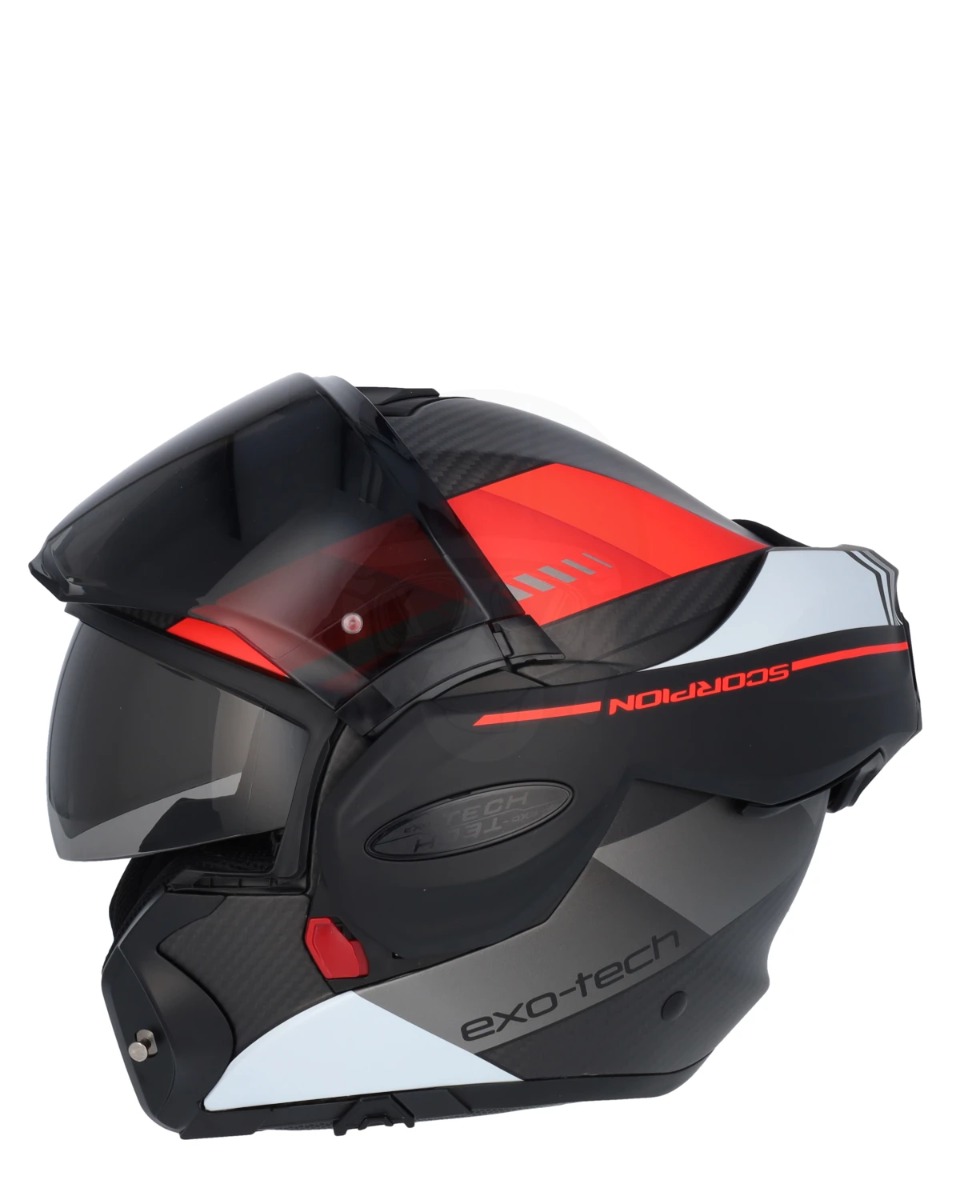 Scorpion EXO-Tech EVO Carbon Genus Matt Black/Red