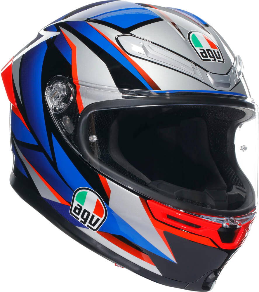 AGV K6 S Slashcut Black/Blue/Red