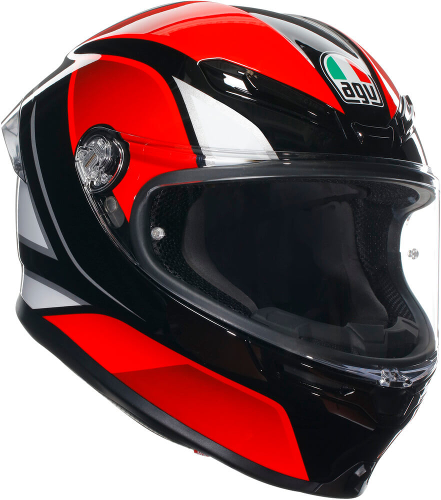 AGV K6 S Hyphen Black/Red/White