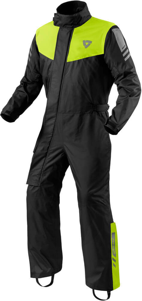 REV'IT Pacific 4 H2O Rainsuit Black/Neon Yellow