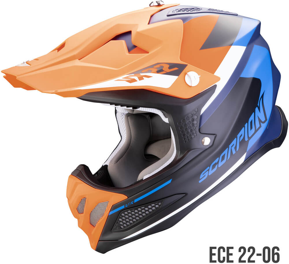 Scorpion VX-22 AIR Beta Matt Blue/Orange