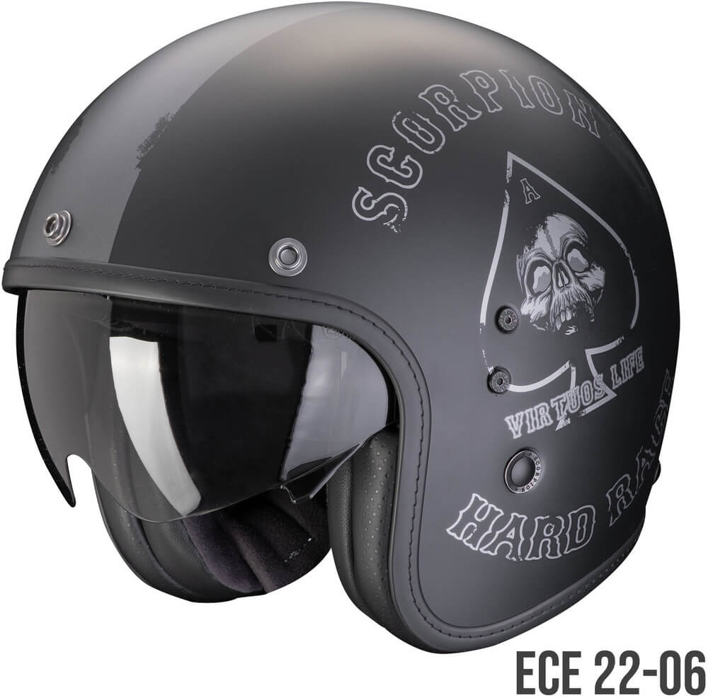 Scorpion Belfast EVO Spade Matt Black/Silver