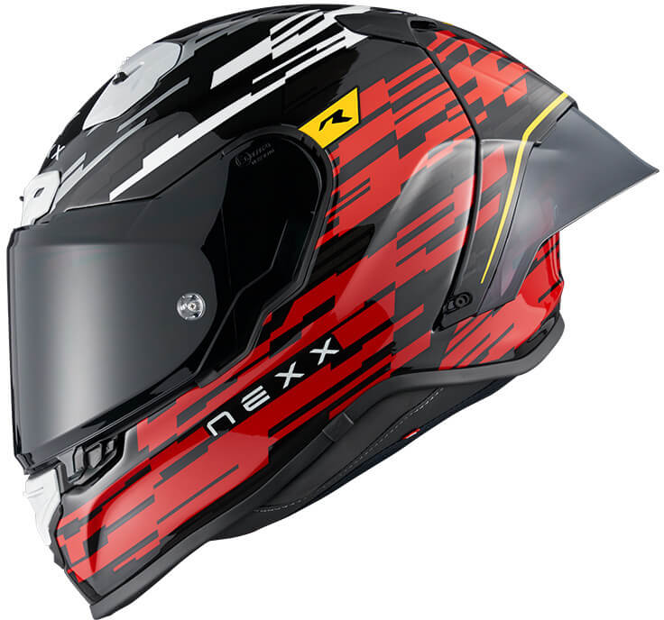 NEXX X.R3R Glitch Racer Red/White
