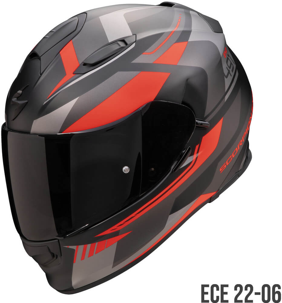 Scorpion EXO-491 Abilis Matt Black/Silver/Red