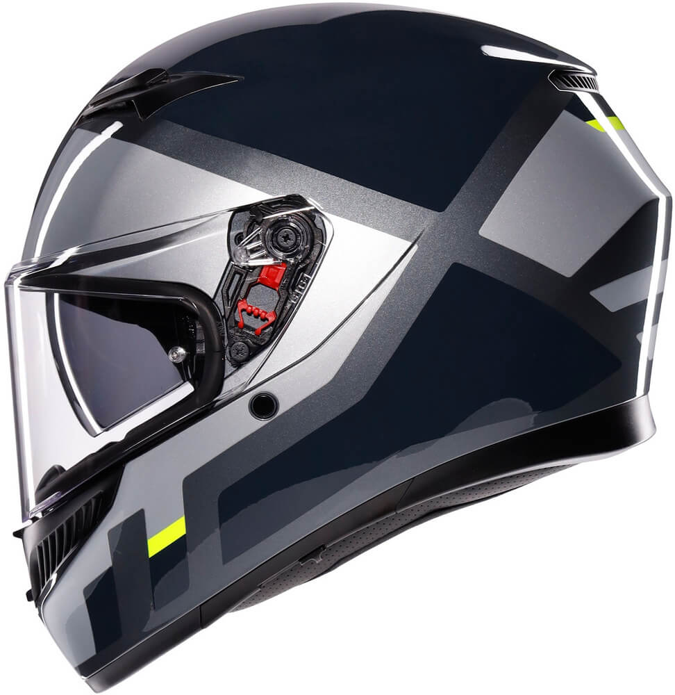 AGV K3 2023 Shade Grey/Yellow Fluo 017