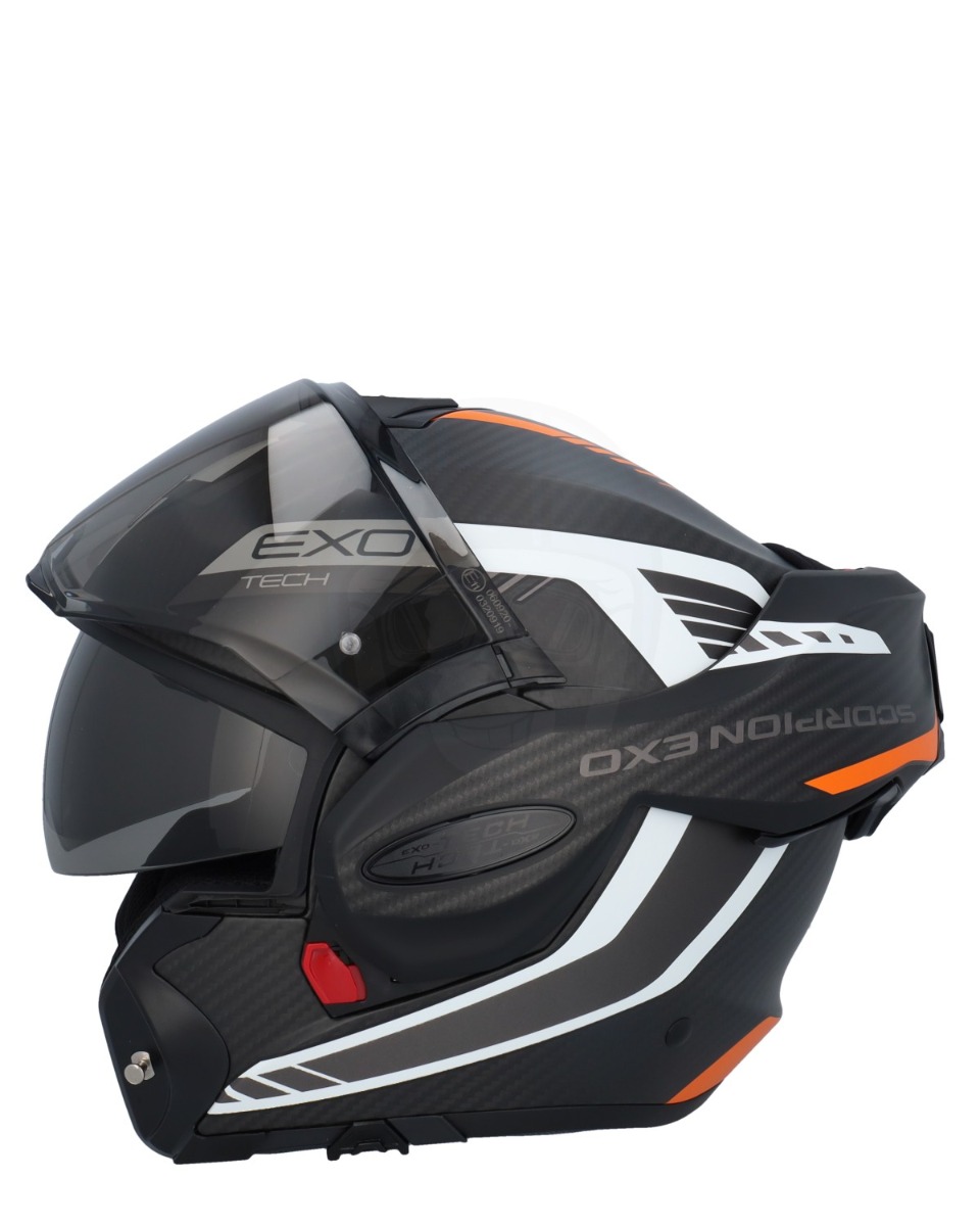Scorpion EXO-Tech EVO Carbon Cosy Matt Black/Orange