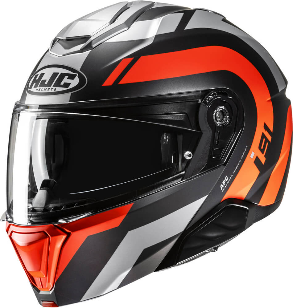 HJC i91 Arven Red/Grey 381