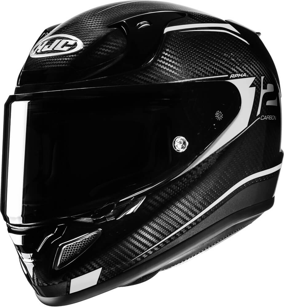 HJC RPHA 12 Carbon Keres Black/White 820