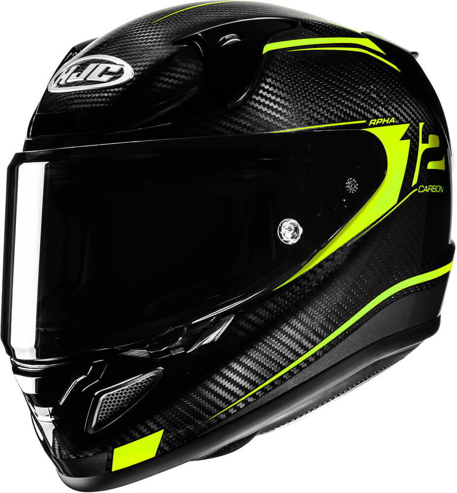 HJC RPHA 12 Carbon Keres Black/Yellow 870