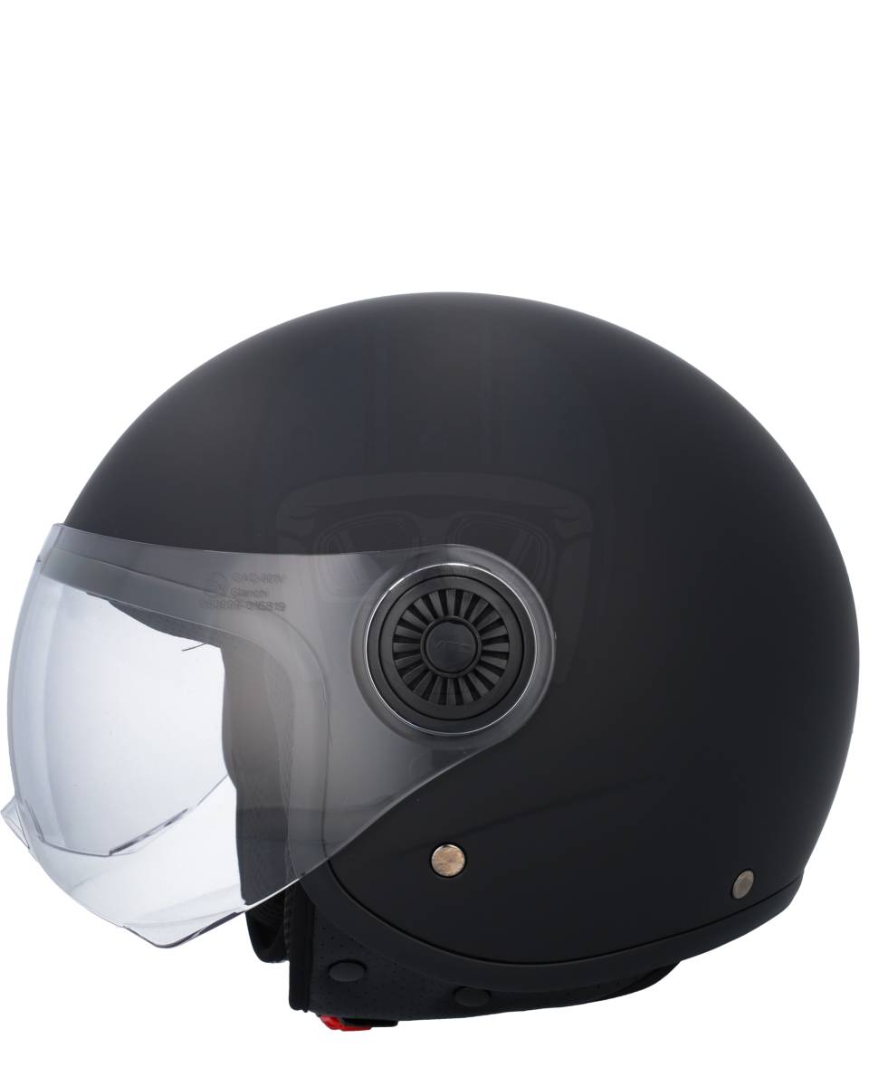 Vito Jet Loreto scooterhelm matzwart Vito Jet Loreto scooterhelm matzwart