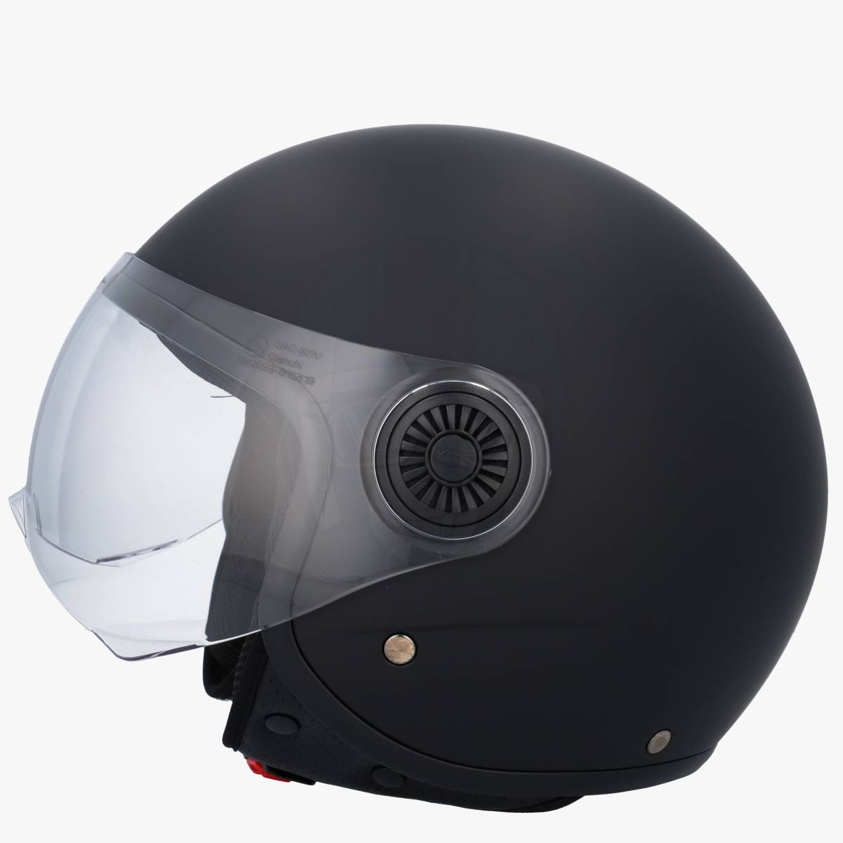 Vito Jet Loreto scooterhelm matzwart