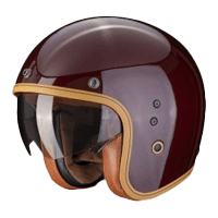Retro motorhelmen
