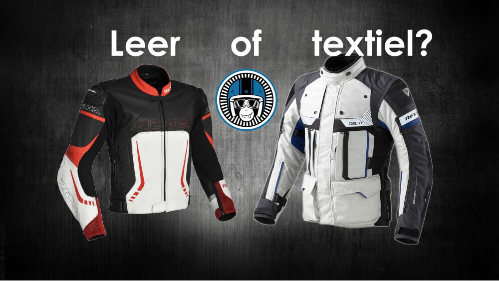 retro leren motorpak