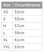 Shoei Helmet Size Chart